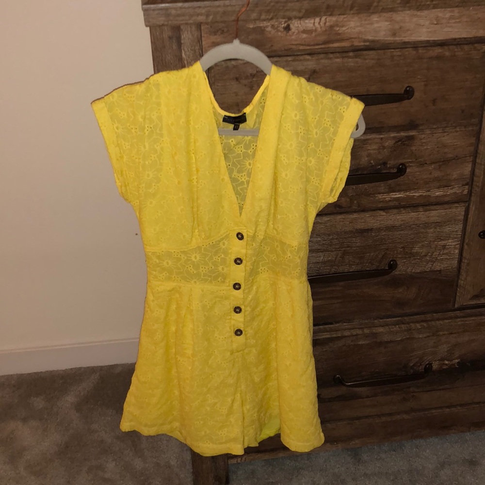 Bright Yellow Romper